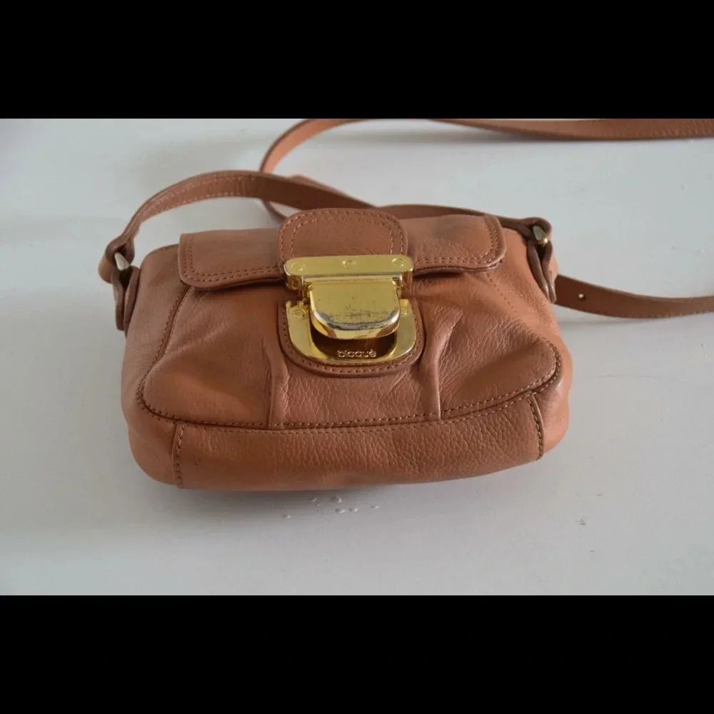 Blaque small leather cross body bag